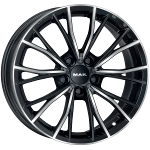 Mak Wheels – MARK – Black – 17″x7.5″ 43mm – Summer Wheels – F7570MKBM43I5BX